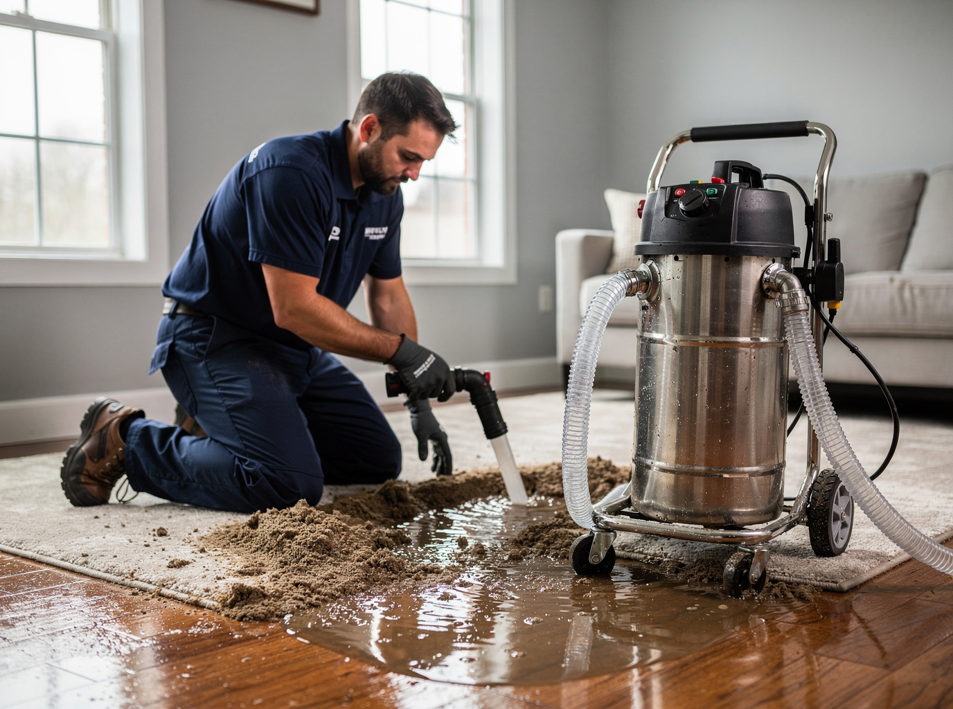 Burst Pipe Water Extraction in Decatur